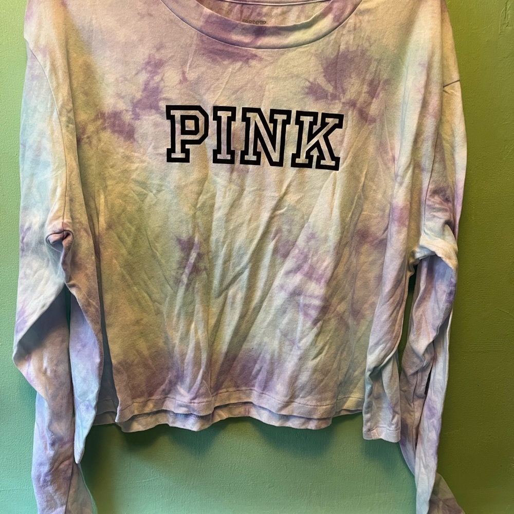 Victorias Secret Tie Dye Cropped Top
